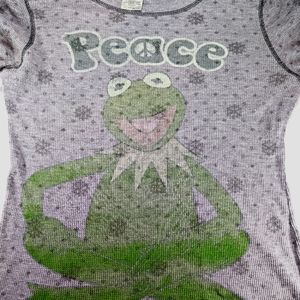 The Muppets 2008 Jerry Leigh Kermit The Frog Peace XXL Junior/Medium Adult